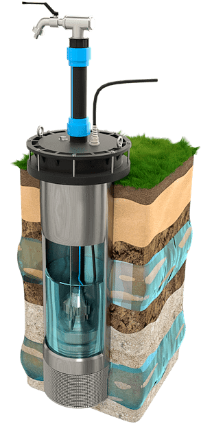 Обустройство скважины с оголовком